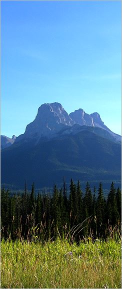 The Rocky Mountains of Canmore Alberta